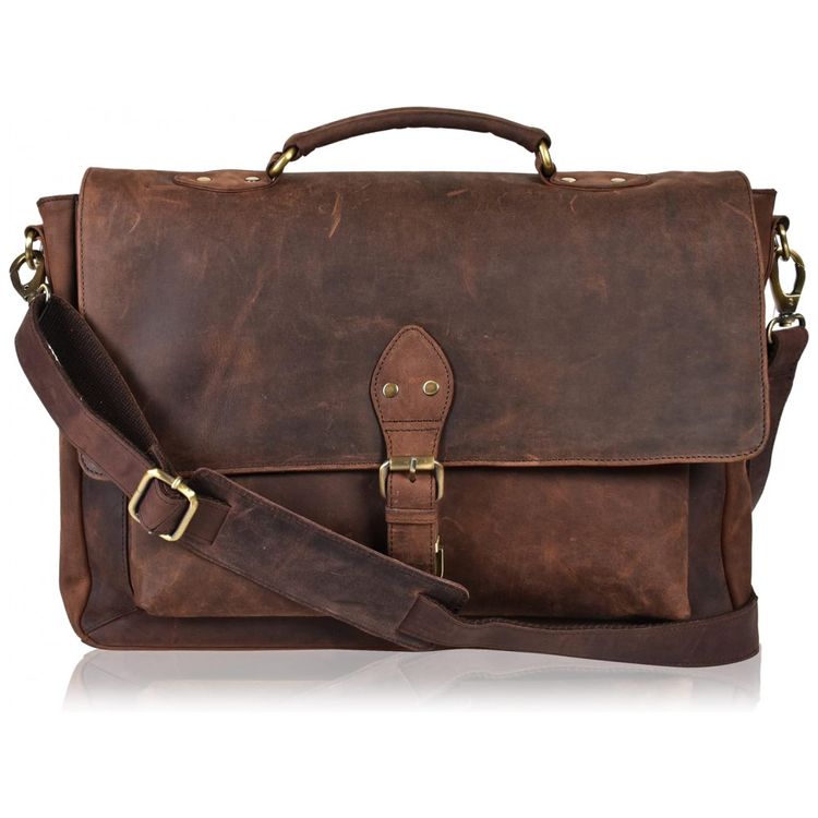 Leather-Bsa-Maleta-de-Couro-Masculina-para-LapTop-OAK-foto-0