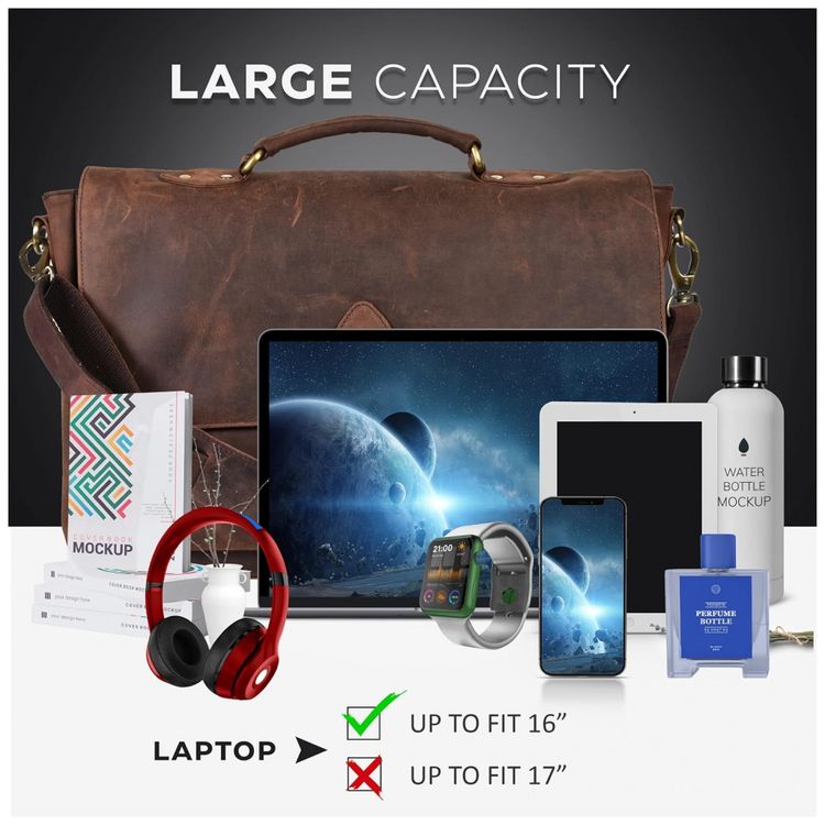Leather-Bsa-Maleta-de-Couro-Masculina-para-LapTop-OAK-foto-1