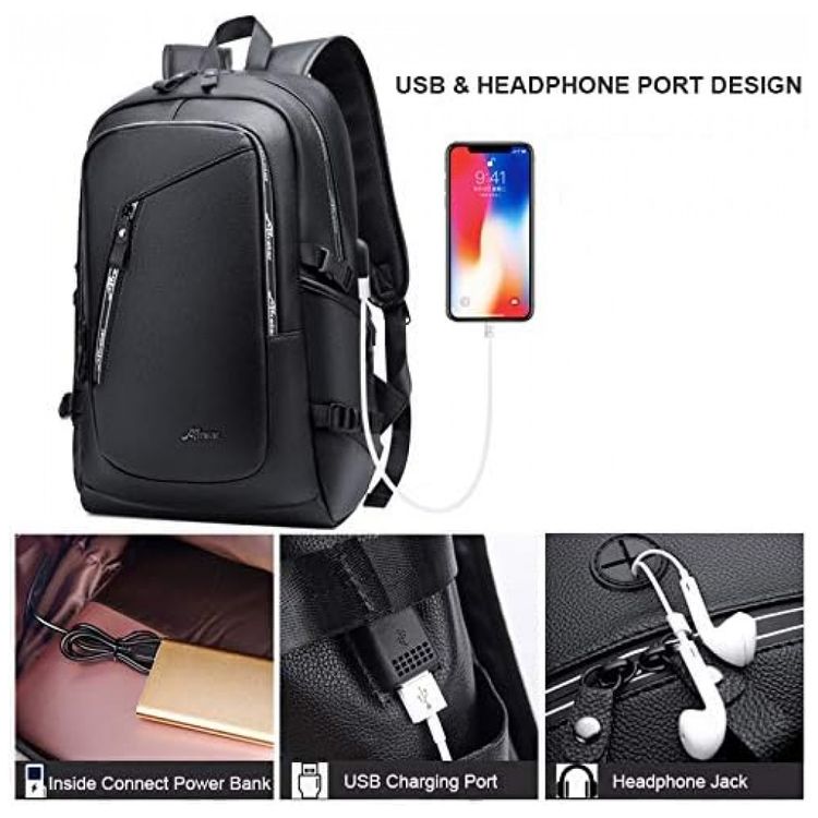 Mochila-Unissex-de-Couro-Sintetico-para-Laptop-DYJ-Preto-foto-3