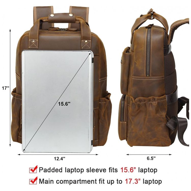 Mochila-Unissex-de-Couro-para-Laptop-TIDING-Marrom-foto-4