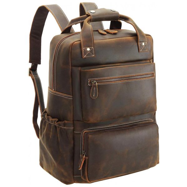 Mochila-Unissex-de-Couro-para-Laptop-POLARE--Marrom-foto-0