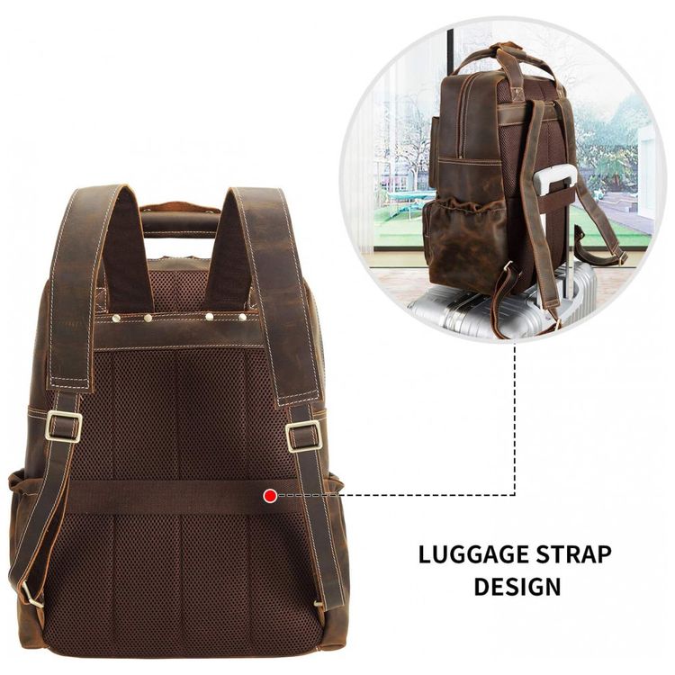 Mochila-Unissex-de-Couro-para-Laptop-POLARE--Marrom-foto-2