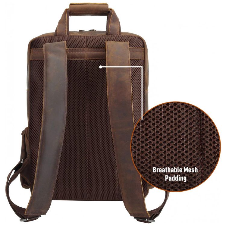 Mochila-Unissex-de-Couro-para-Laptop-POLARE--Marrom-foto-3