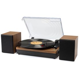 Toca-Discos-de-Vinil-com-3-Velocidades-Bluetooth-Alto-foto-0