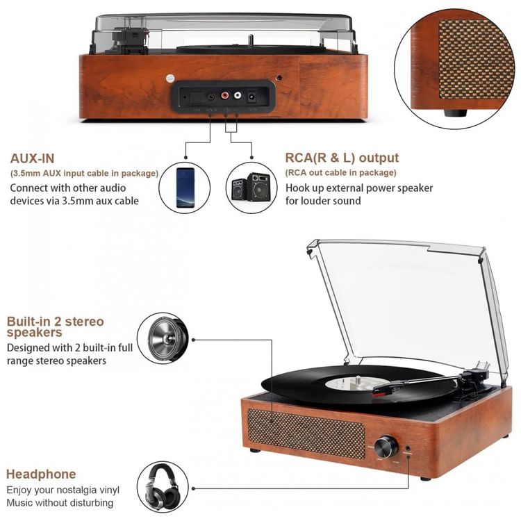 Vitrola-Toca-Discos-3-Velocidades-com-Bluetooth-110V-foto-2