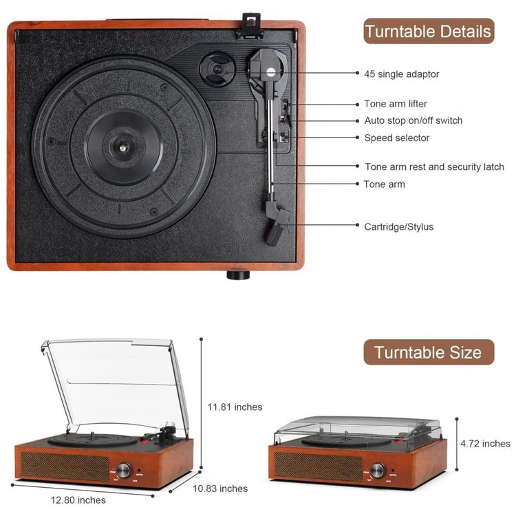 Vitrola-Toca-Discos-3-Velocidades-com-Bluetooth-110V-foto-4