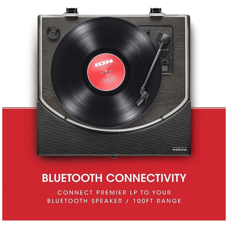 Vitrola-Toca-Discos-de-Vinil-com-Bluetooth-Alto-Falantes-e-foto-1