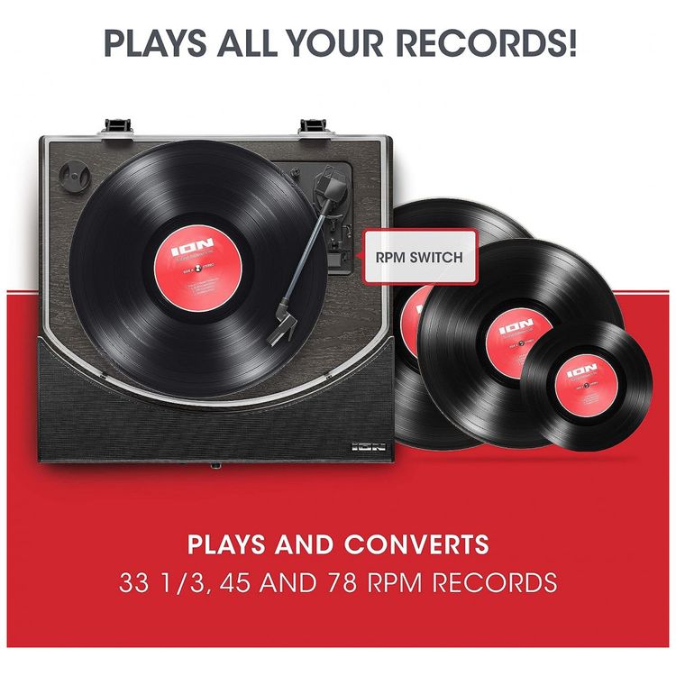 Vitrola-Toca-Discos-de-Vinil-com-Bluetooth-Alto-Falantes-e-foto-2
