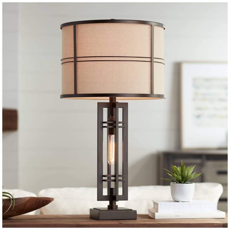 Luminaria-de-Mesa-Vintage-em-Metal-FRANKLIN-IRON-WORKS-foto-0