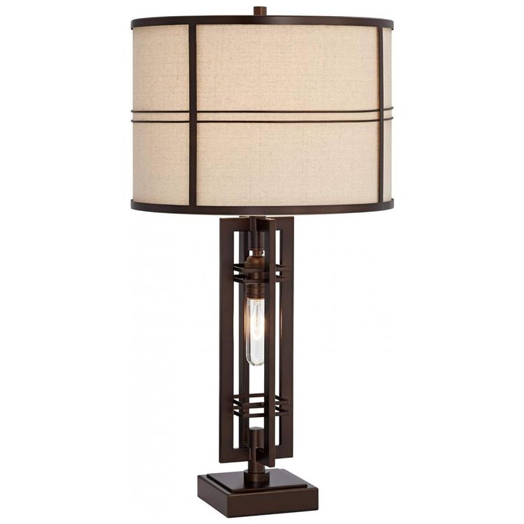 Luminaria-de-Mesa-Vintage-em-Metal-FRANKLIN-IRON-WORKS-foto-1
