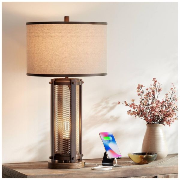 Luminaria-de-Mesa-Vintage-em-Metal-FRANKLIN-IRON-WORKS-foto-0