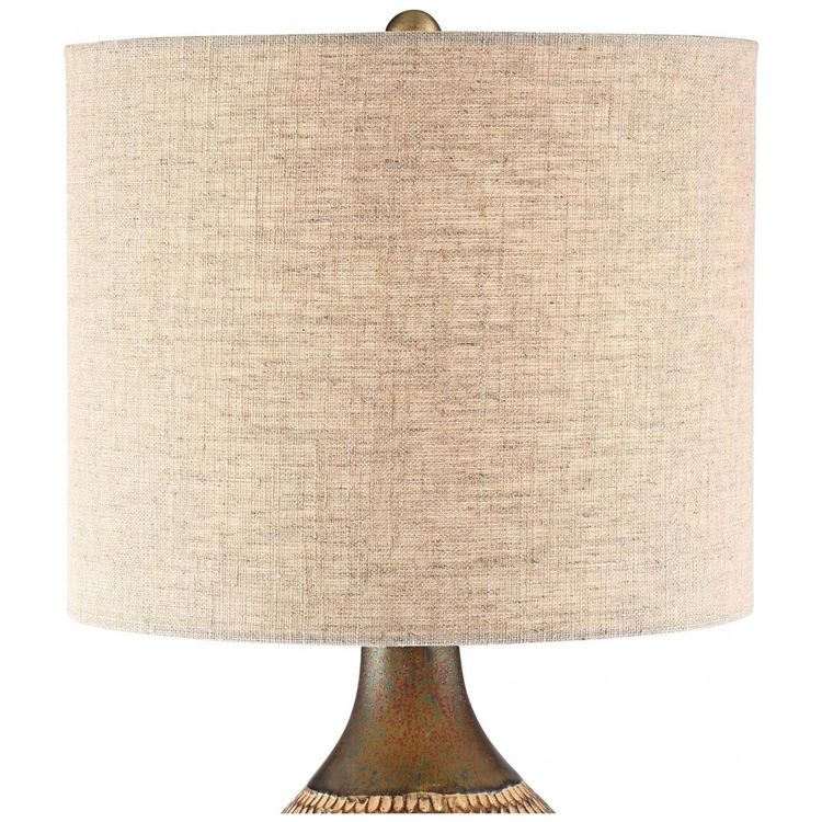 Luminaria-de-Mesa-Classica-em-Metal-e-Abajur-de-Tecido-360-foto-3