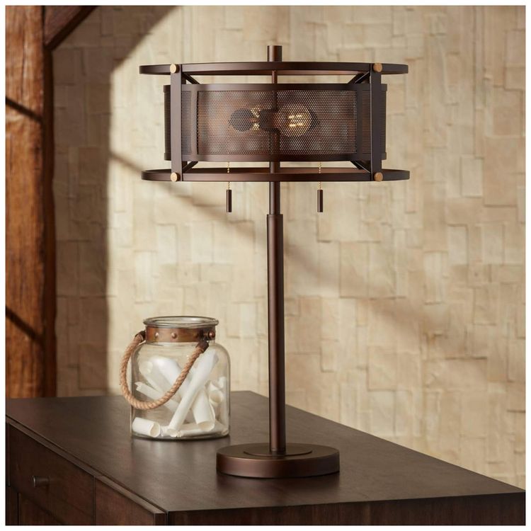 Luminaria-de-Mesa-Vintage-em-Metal-FRANKLIN-IRON-WORKS-foto-0
