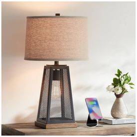 Luminaria-de-Mesa-Vintage-em-Metal-FRANKLIN-IRON-WORKS-foto-0