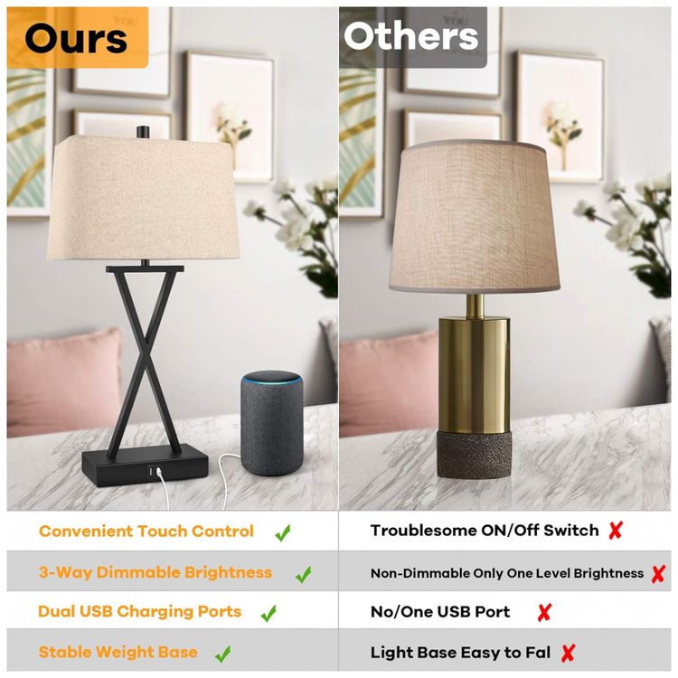 Kit-2-Luminarias-de-Mesa-Contemporanea-Classico-em-Metal-foto-5