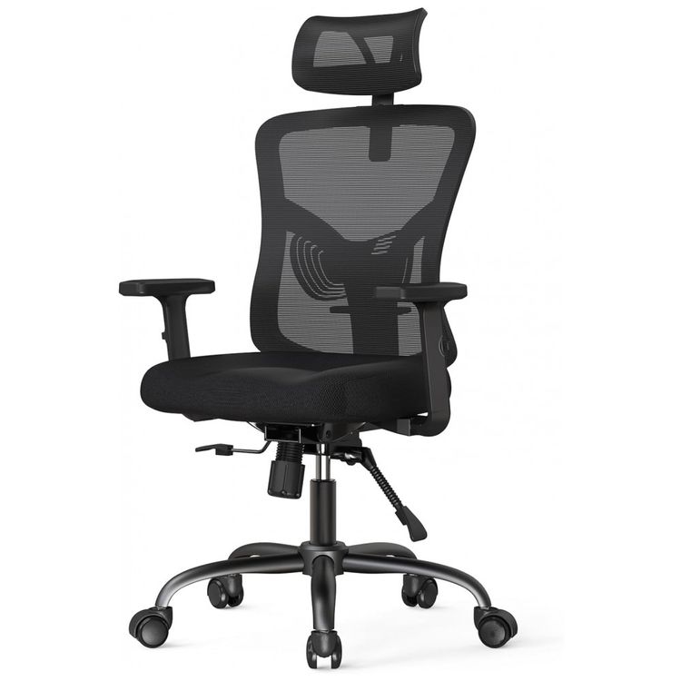 Cadeira-de-Escritorio-Ergonomica-Giratoria-e-Ajustavel-com-foto-0