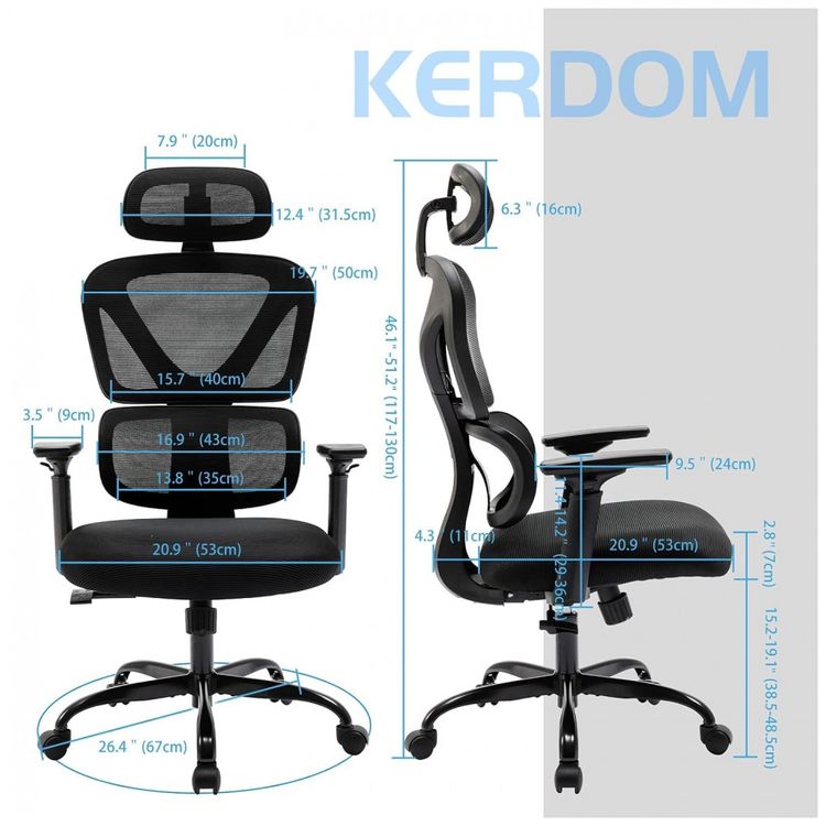 Cadeira-de-Escritorio-Ergonomica-Giratoria-e-Ajustavel-com-foto-1