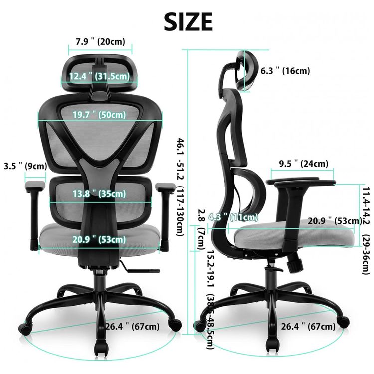 Cadeira-de-Escritorio-Ergonomica-Giratoria-e-Ajustavel-com-foto-1