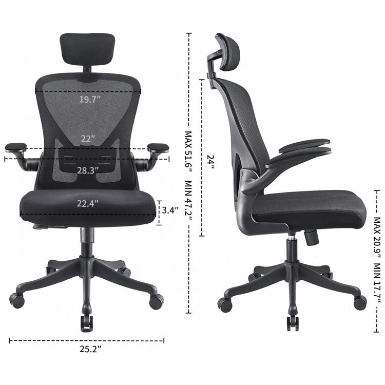 Cadeira-de-Escritorio-Ergonomica-Giratoria-e-Ajustavel-foto-1