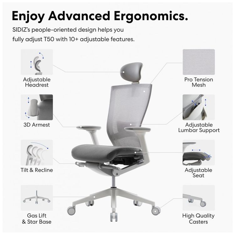 T50-Cadeira-de-Escritorio-Ergonomica-Giratoria-e-Ajustavel-foto-1
