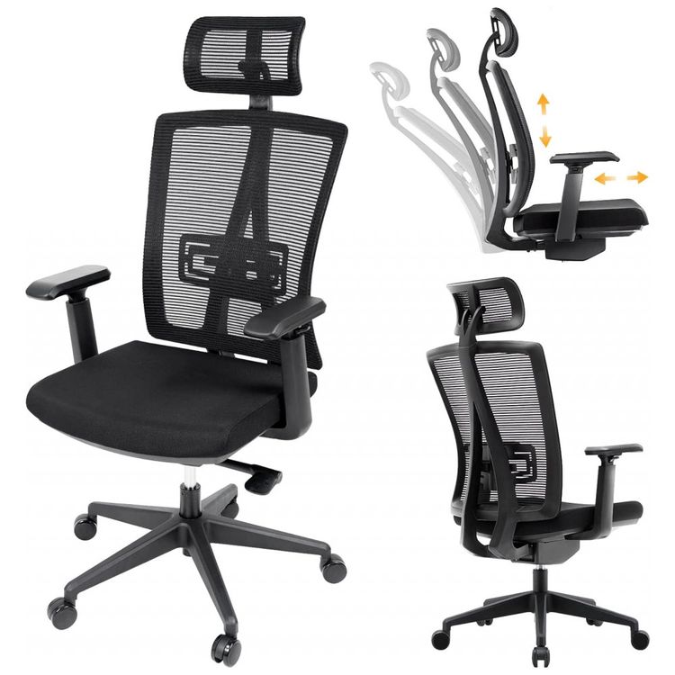Cadeira-de-Escritorio-Ergonomica-Giratoria-e-Ajustavel-com-foto-0