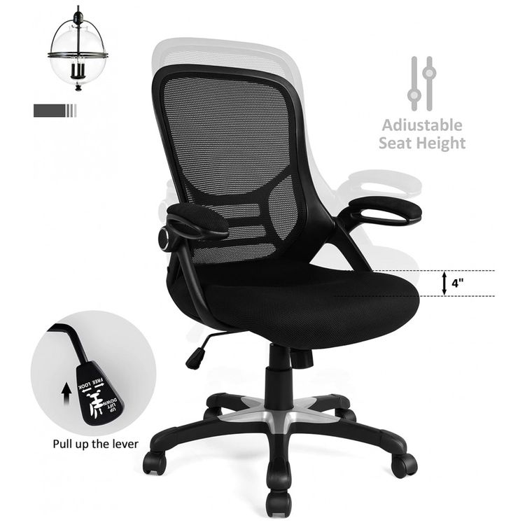 Cadeira-de-Escritorio-Ergonomica-Giratoria-e-Ajustavel-com-foto-5