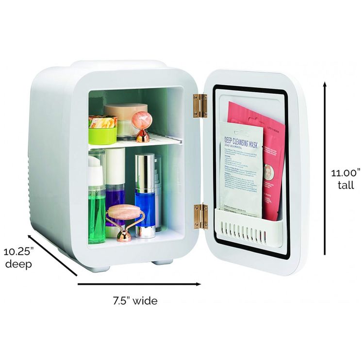 Mini-Geladeira-para-Skincare-4-Litros-Portatil-12V-Branca-foto-1