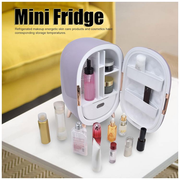 Mini-Geladeira-para-Skincare-10-Litros-Portatil-12V-Roxa-foto-1