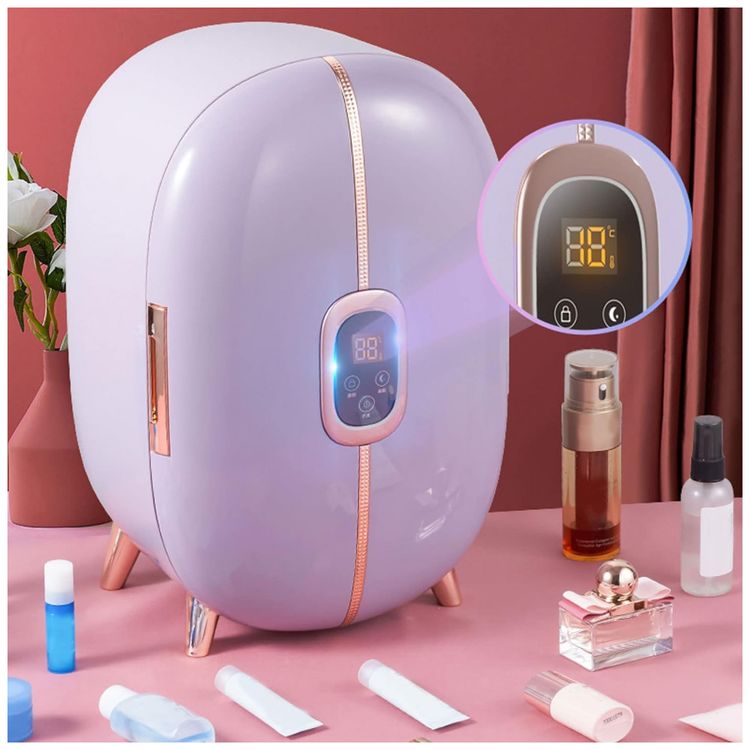Mini-Geladeira-para-Skincare-10-Litros-Portatil-12V-Roxa-foto-2