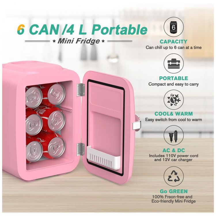 Mini-Geladeira-para-Skincare-4-Litros-Portatil-12V-110v-foto-1