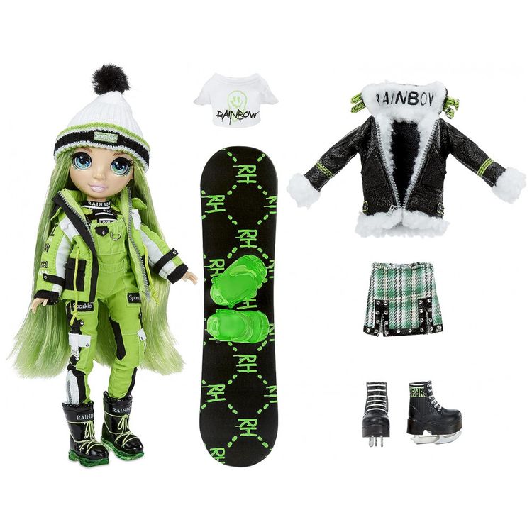 Boneca-da-Moda-com-2-Roupas-de-Grife-Snowboard-e-Acessorios-foto-1