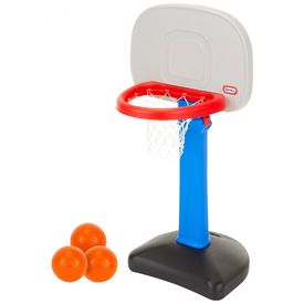Conjunto-de-Basquete-com-Altura-Ajustavel-e-3-Bolas-LITTLE-foto-0