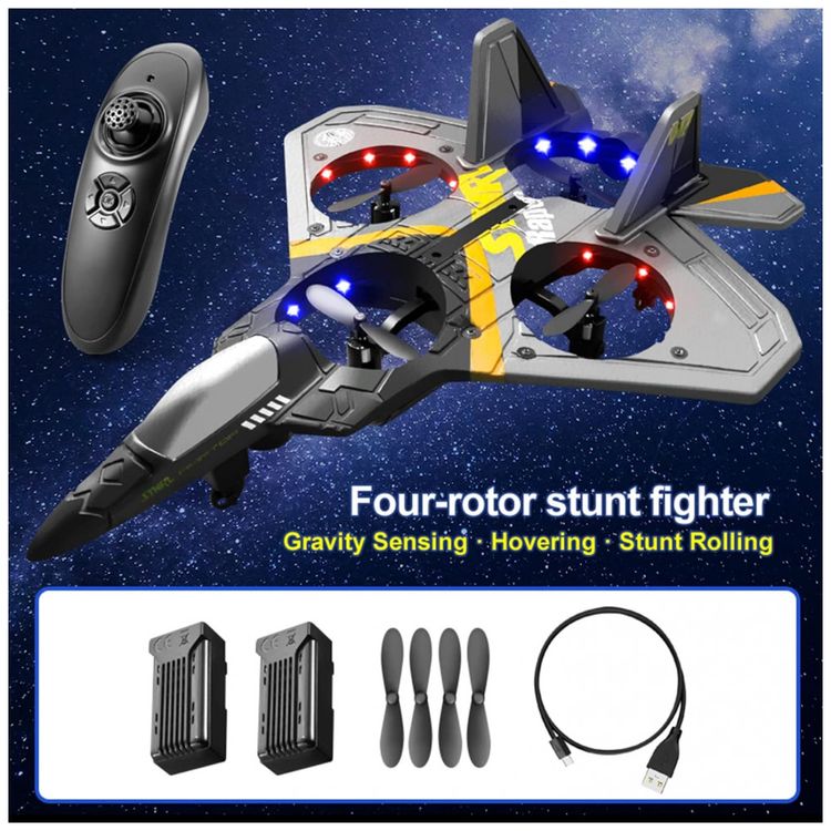 Aviao-de-Controle-Remoto-2.4Ghz-6CH-com-Sensor-de-Gravidade-foto-3