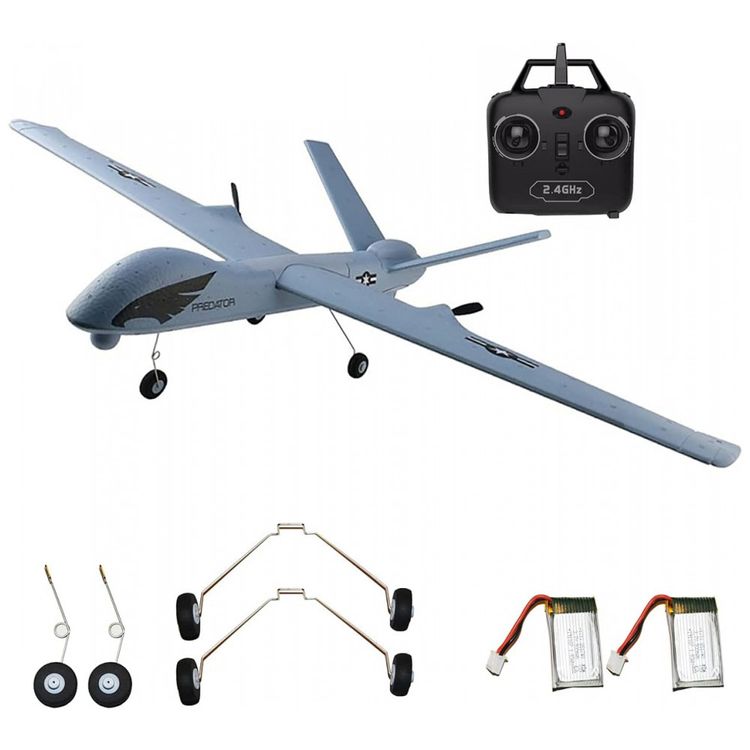 Aviao-de-Controle-Remoto-Predator-2.4G-Design-2CH-Idade-foto-0