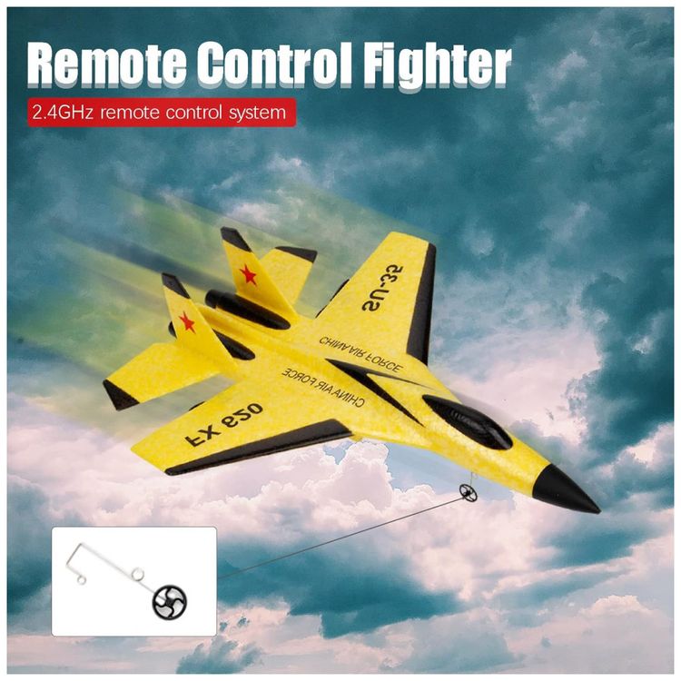 SU-35-Aviao-de-Controle-Remoto-2.4G-Design-2CH-Idade-foto-1