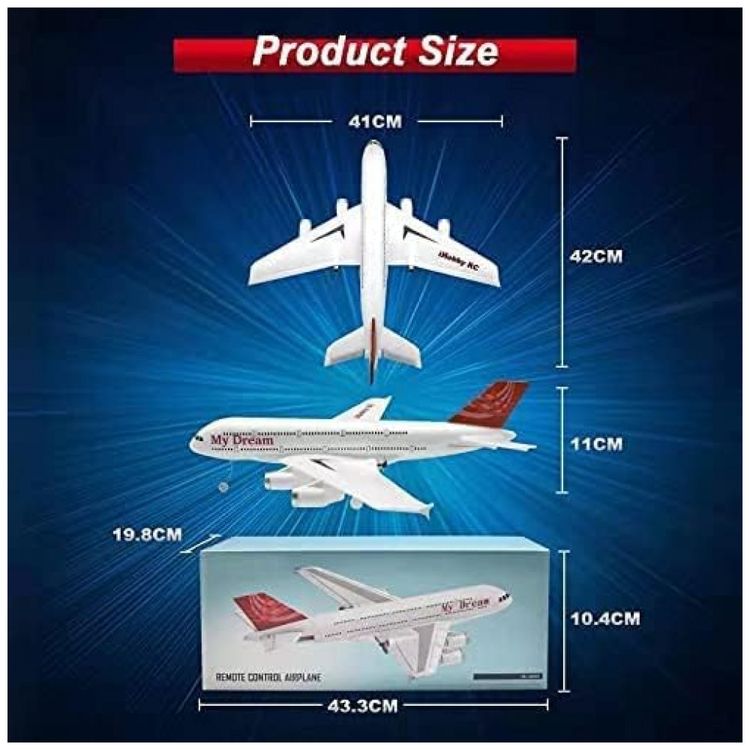 Aviao-de-Controle-Remoto-2.4G-Design-3CH-Idade-Recomendada-foto-5
