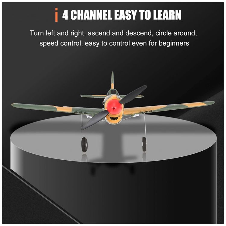 A220-P40-Aviao-de-Controle-Remoto-2.4G-Design-4CH-Idade-foto-1