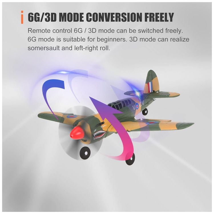 A220-P40-Aviao-de-Controle-Remoto-2.4G-Design-4CH-Idade-foto-4
