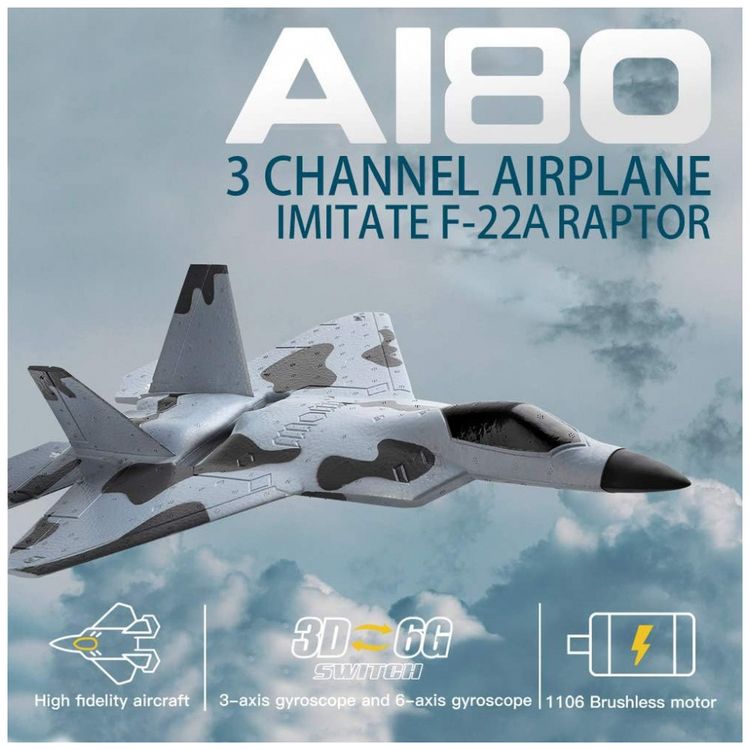 Aviao-de-Controle-Remoto-2.4G-Design-2CH-Idade-Recomendada-foto-1