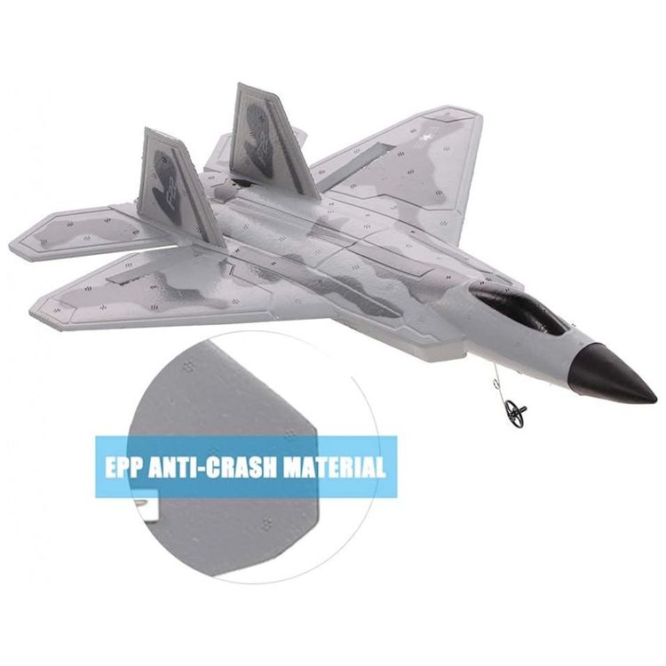 Aviao-de-Controle-Remoto-F22-2.4G-Design-4CH-Idade-foto-2