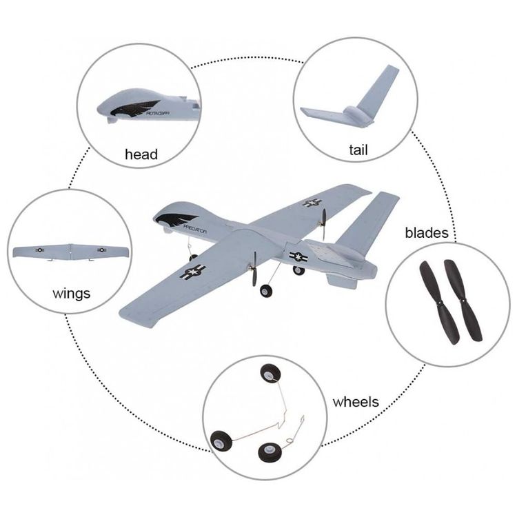 Z51-Aviao-de-Controle-Remoto-2.4G-Design-2CH-Idade-foto-4