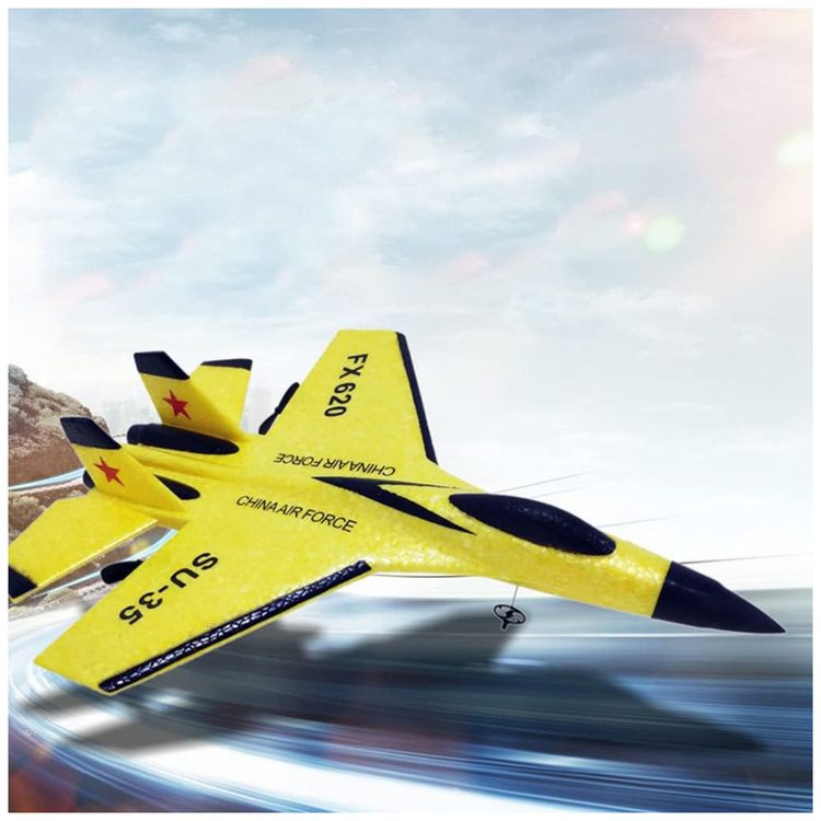 Fmingdou-SU-35-Aviao-de-Controle-Remoto-2.4G-Design-2CH-foto-1