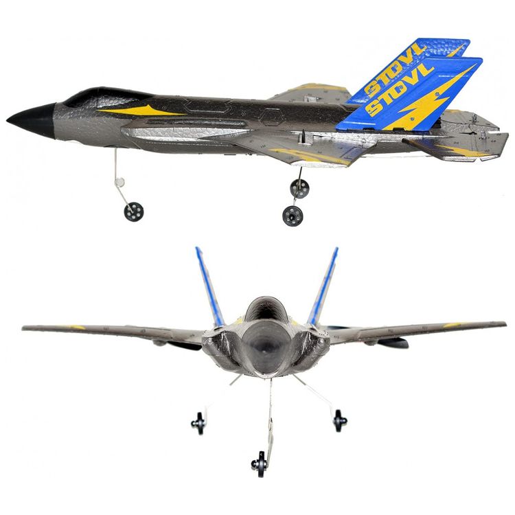 Aviao-de-Controle-Remoto-F35-2.4G-Design-4CH-Idade-foto-2