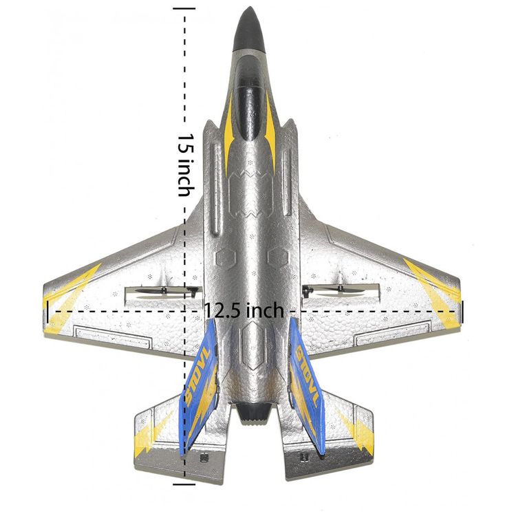 Aviao-de-Controle-Remoto-F35-2.4G-Design-4CH-Idade-foto-4