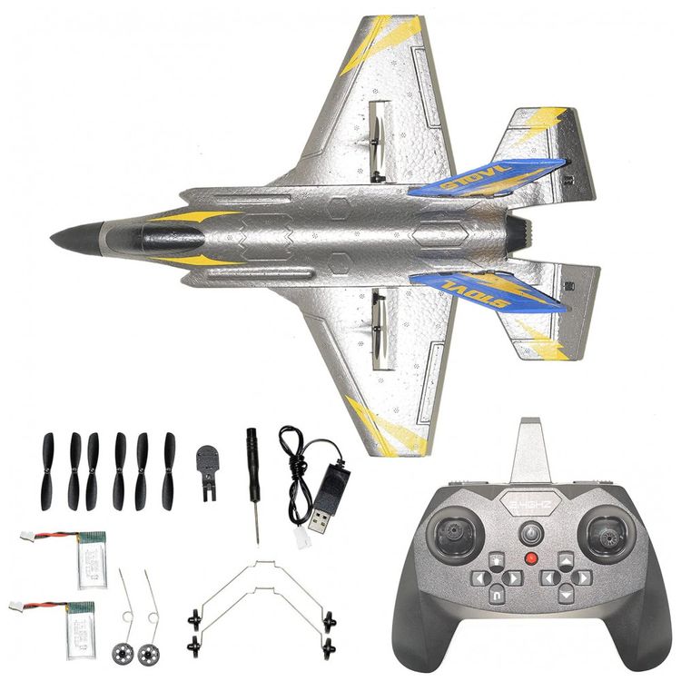 Aviao-de-Controle-Remoto-F35-2.4G-Design-4CH-Idade-foto-5