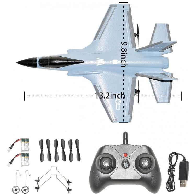 F35-Aviao-de-Controle-Remoto-2.4G-Design-2CH-Idade-foto-4