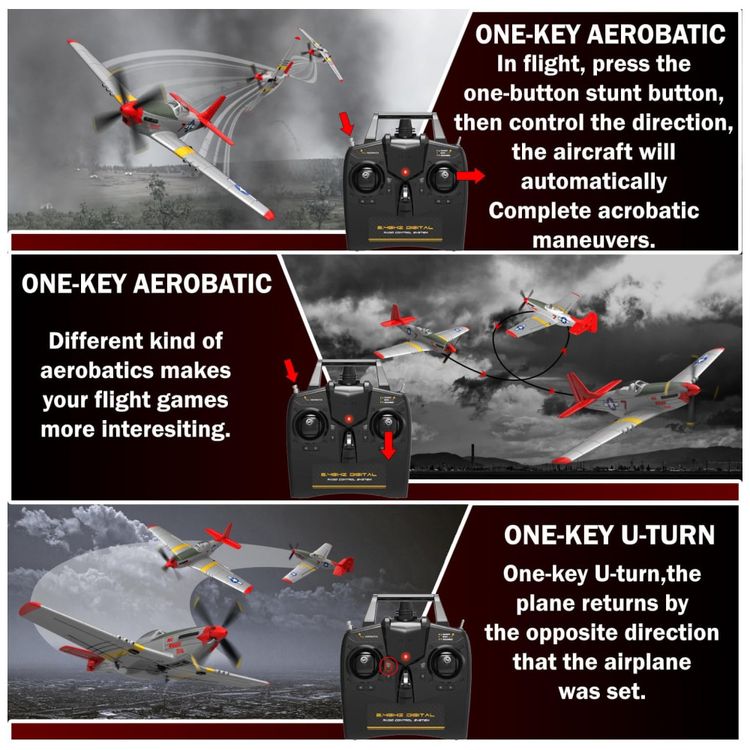 Aviao-de-Controle-Remoto-2.4G-Design-4CH-Idade-Recomendada-foto-2