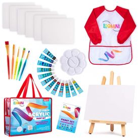 Kit-de-Pintura-Conjunto-Artistico-com-27-Pecas-Inclui-12-foto-0
