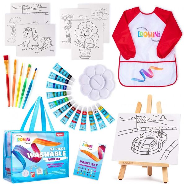 Kit-de-Pintura-Conjunto-Artistico-com-27-Pecas-Inclui-12-foto-0