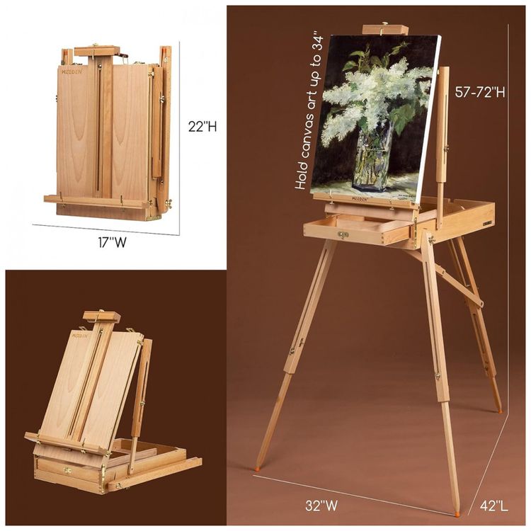 Kit-de-Pintura-Conjunto-Artistico-com-15-Tintas-MEEDEN-foto-2